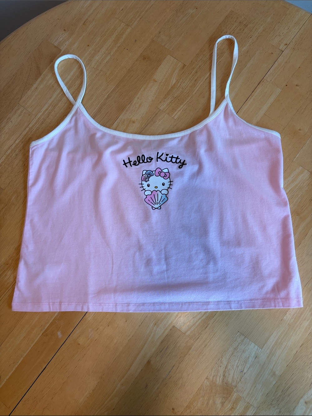 Hello Kitty X Forever 21 Light Pink Tank with Shell Graphic size 1X